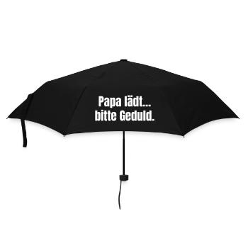 Papa invite à la patience - Parapluie standard - noir - Devant