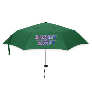 Inspect & Adapt, Agile Coach Scrum T-shirt - Umbrella (small) - bottlegreen - Front