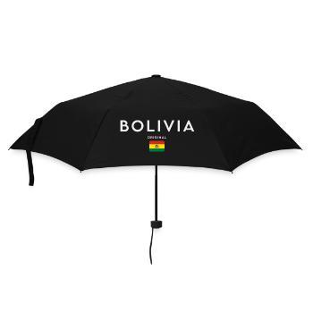 Bolivian flag, Bolivian pride - Umbrella (small) - black - Front