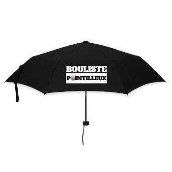 BOULISTE POINTILLEUX - Humor Pétanque - Regenschirm (klein) - Schwarz - Vorne