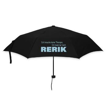 Therapie RERIK - Regenschirm (klein) - Schwarz - Vorne