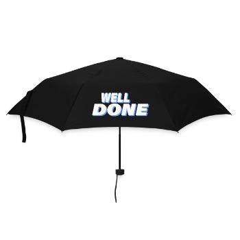 WELL DONE - Umbrella (small) - black - Front