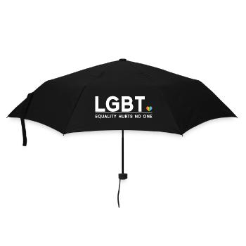 Mois de la fierté - L’égalité ne fait de mal à personne - Parapluie standard - noir - Devant