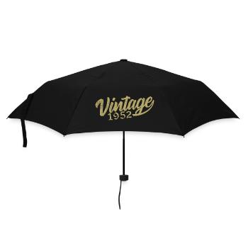 1952 Vintage 1952 Retro 1952 Birthday Gift - Umbrella (small) - black - Front