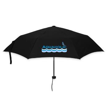 AQUAHOLIC - Umbrella (small) - black - Front