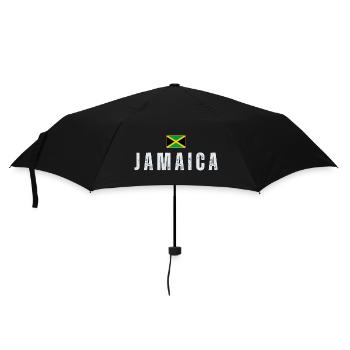 Jamaican flag, Jamaican patriot - Umbrella (small) - black - Front