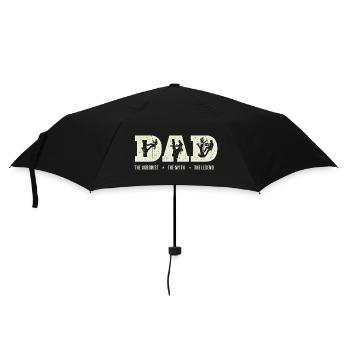 Der Arborist, die Legende – Lustiges Arborist-Geschenk - Regenschirm (klein) - Schwarz - Vorne