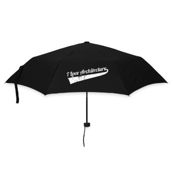 Architecture Love - Umbrella (small) - black - Front