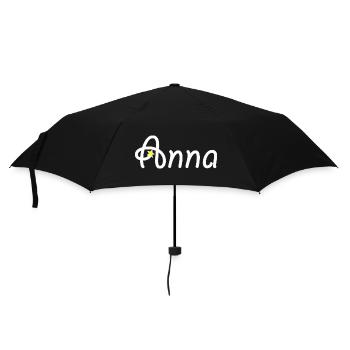 Anna - Parapluie standard - noir - Devant