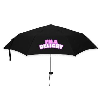 Texte de la bulle de délice - Parapluie standard - noir - Devant