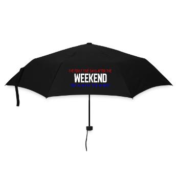 Weekend Blues: The First Five Days - Umbrella (small) - black - Front