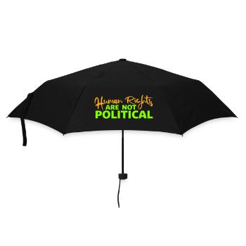 Les droits de l’homme ne sont pas politiques Logo Menschenrechte - Parapluie standard - noir - Devant
