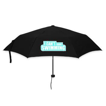 Je ne peux pas, j’ai une excuse de nageur drôle - Parapluie standard - noir - Devant