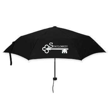 Stay Low Key Key Illustration - Umbrella (small) - black - Front