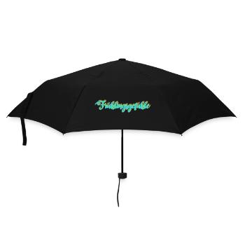 Frühlingsgefühle - Regenschirm (klein) - Schwarz - Vorne