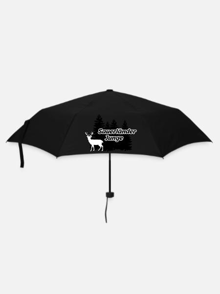 Sauerländer Junge - Regenschirm (klein) - Schwarz