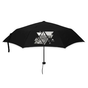 New York City NYC USA America Skyline City - Umbrella (small) - black - Front