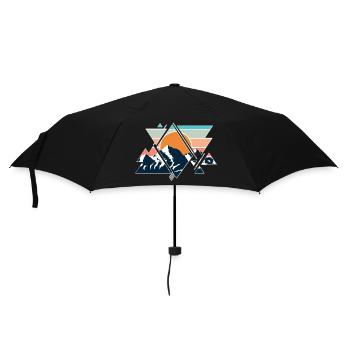 Nature Nature Mountains Mountains Sun Sun Hiking - Umbrella (small) - black - Front