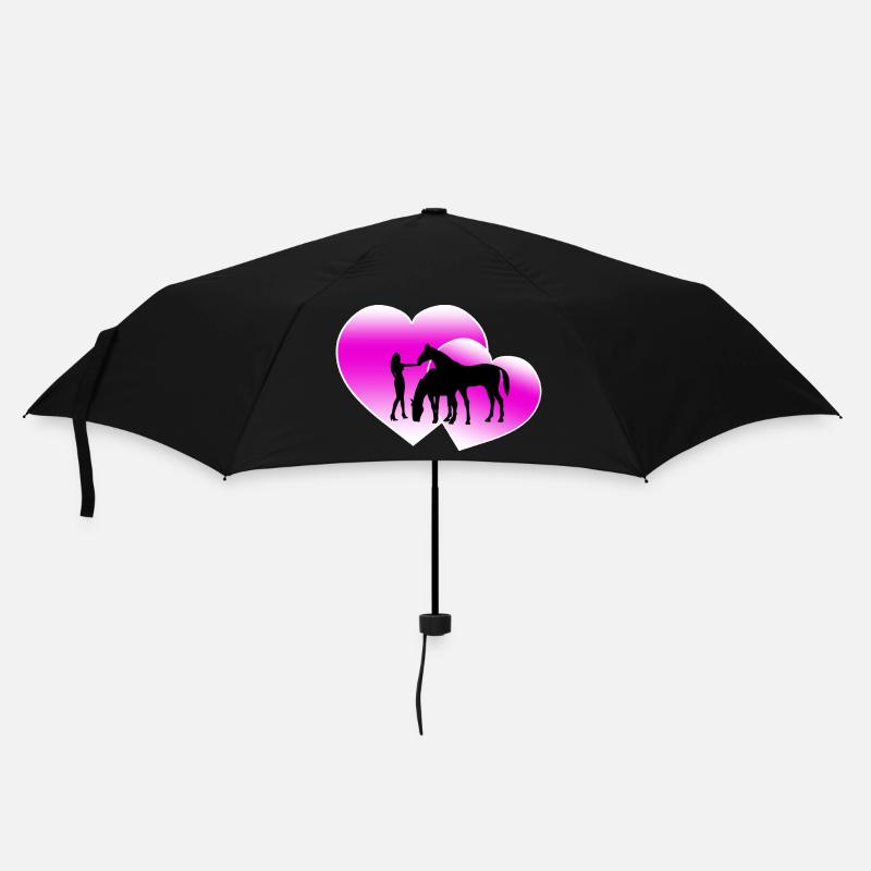 Chevaux - Parapluie standard - noir