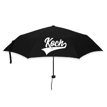 KOCH CHEFKOCH KOCHEN - Regenschirm (klein) - Schwarz - Vorne
