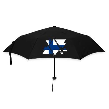 Finland Country Europe Flag Flag Coat of Arms Home - Umbrella (small) - black - Front