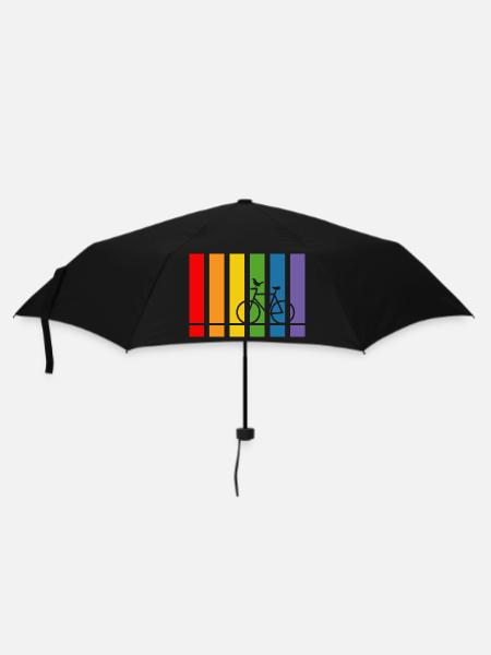 Rainbow Bike - Umbrella (small) - black