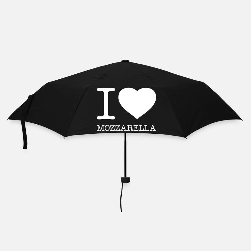 J’ADORE LA MOZZARELLA - Parapluie standard - noir