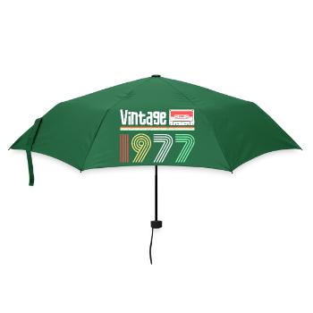vintage année 1977 - Parapluie standard - vert bouteille - Devant