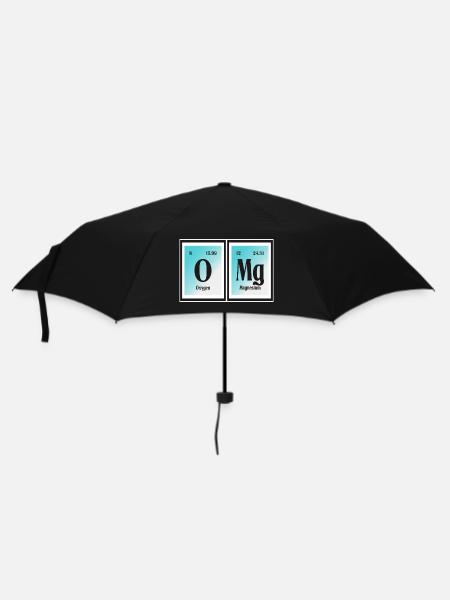 OMG | Periodic Table of Elements - Umbrella (small) - black