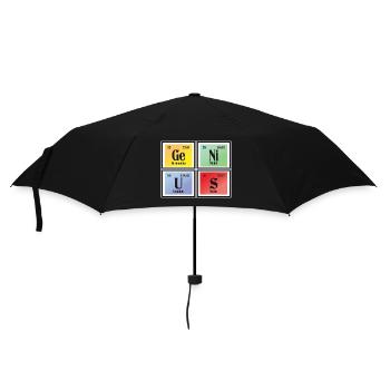 Génie | Tableau périodique des éléments - Parapluie standard - noir - Devant