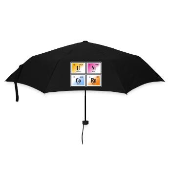| Licorne Tableau périodique des éléments - Parapluie standard - noir - Devant