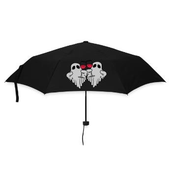 2 wine-drinking spirits - Umbrella (small) - black - Front