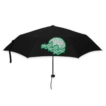 mental health matters quote - Umbrella (small) - black - Front