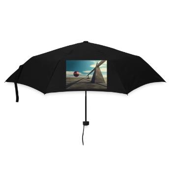 Surreal 3D design - Umbrella (small) - black - Front