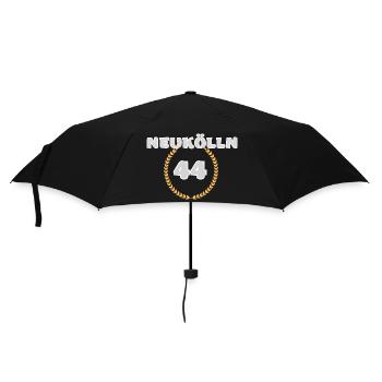 Neukölln 44 Berlin T-Shirt - Umbrella (small) - black - Front