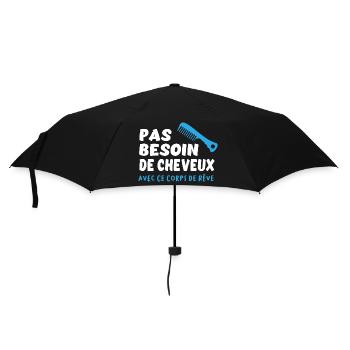 Pas besoin de cheveux avec ce corps de rêve - Parapluie standard - noir - Devant