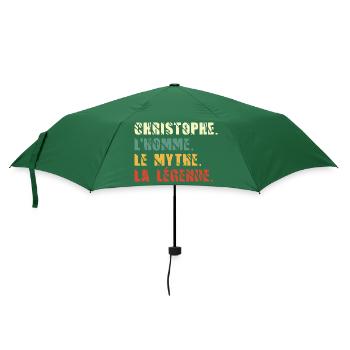 Christophe l homme le mythe la légende - Parapluie standard - vert bouteille - Devant