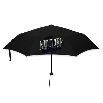 birthday present birthday present idea beach - Regenschirm (klein) - Schwarz - Vorne