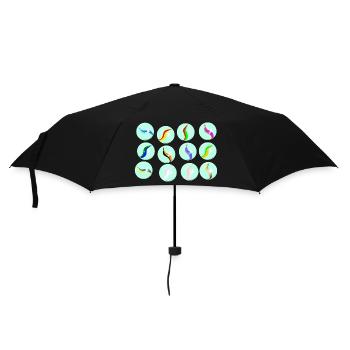 Glass Marble Collection - Umbrella (small) - black - Front