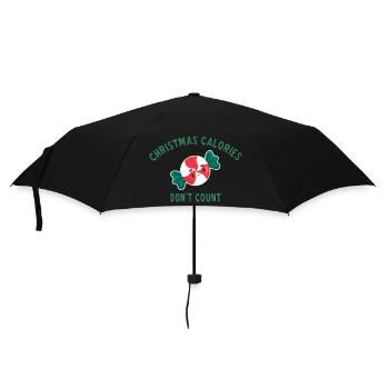 Christmas calories don't count - Parapluie standard - noir - Devant
