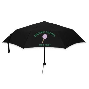 Christmas calories don't count - Parapluie standard - noir - Devant