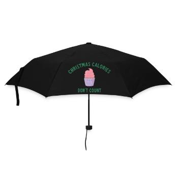 Christmas calories don't count - Parapluie standard - noir - Devant