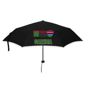 Équipe de Gambie de football - Parapluie standard - noir - Devant