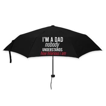 Funny Dad gift Hilarious Father Mens - Umbrella (small) - black - Front