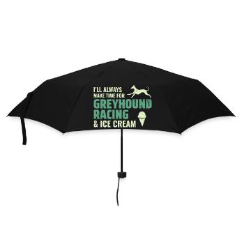 Greyhound Racing Ice Cream Dog Pet Race Animal - Parapluie standard - noir - Devant