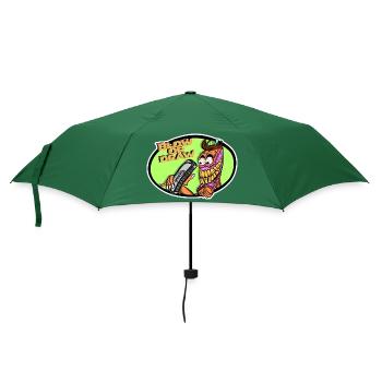 Blow or draw harmonica style Rat Fink harmoniciste - Parapluie standard - vert bouteille - Devant