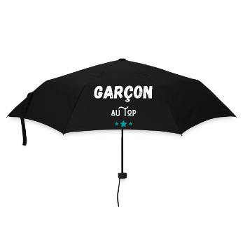 garçon au top idée cadeau - Parapluie standard - noir - Devant