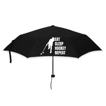 Hockey Hockey Hockey Giocatore di hockey Regalo Floorball - Ombrello tascabile - nero - Fronte