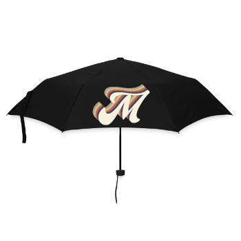 Buchstabe M - Regenschirm (klein) - Schwarz - Vorne
