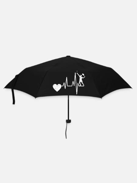 Joueurs de tennis Club de tennis Amateurs de tennis Tennis - Parapluie standard - noir